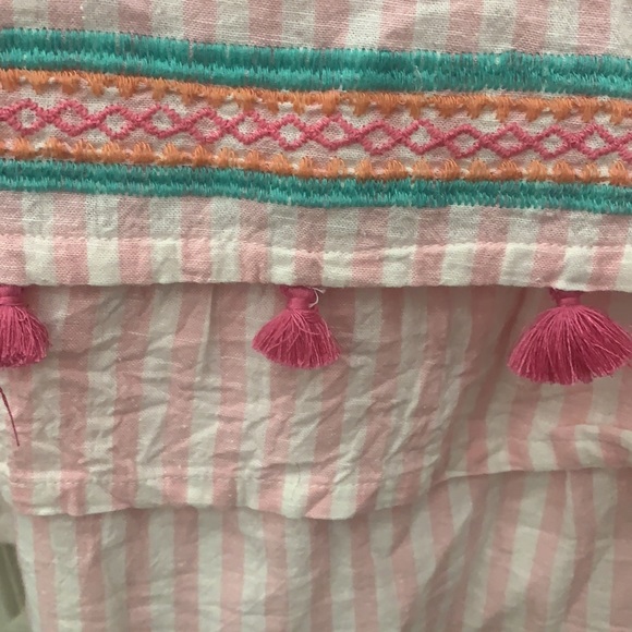 HATLEY Tropical Stripes Layered sun dress - Picture 4 of 4